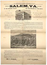 Salem, Virginia Illustrated Broadside -- "The Switzerland of the South
