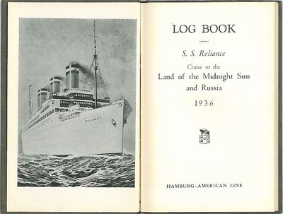 Log book. S. S. Reliance. Cruis to the land of…