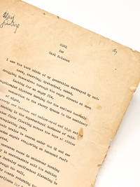 Original Carbon Typescript for Part I of Howl