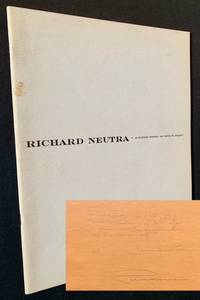 cover of Richard Neutra: Is Planning Possible; Can Destiny Be Designed