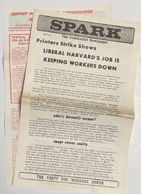 image of Spark: The Communist Newspaper. Extra: Printers strike shows Liberal Harvard's job is keeping workers down