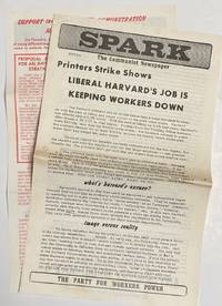 Spark: The Communist Newspaper. Extra: Printers strike shows Liberal Harvard's job is keeping workers down