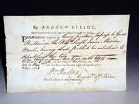 image of Document, American Revolution. New York. November 28, 1781
