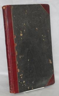 image of Recording Sec. Book. Presented by Nat. Vice President James Hawkins, Oct. 26, 1901