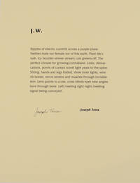 J.W. (Signed Broadside)