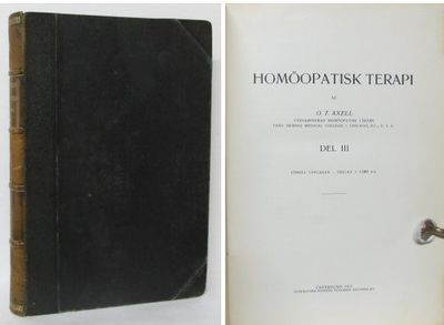 Homöopatisk terapi. Tredje afdelningen.…