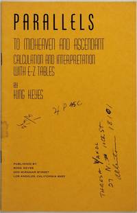 image of Parallels to Midheaven and Ascendant: Calculation and Interpretation With E-Z Tables