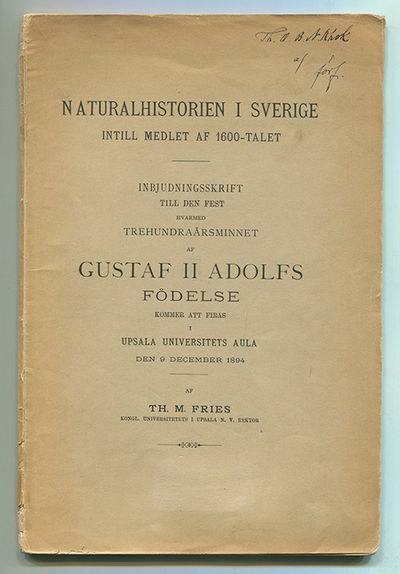 Naturalhistorien i Sverige intill medlet af…