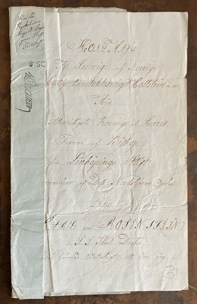 [Fullmakt för kyrkoherde Nils Lagergren att vara prost i Vinnerstad och Motala församlingar 1817] (photo 2)