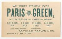 [Ephemera]: We Quote Strictly Paris Green