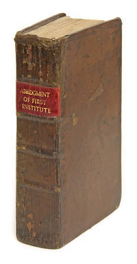 An Abridgment of the First Part of My Ld. Coke's Institutes.. by Editor William
- 1714
- from The Lawbook Exchange Ltd (SKU: 67360)