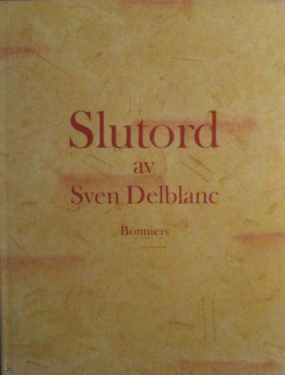 Slutord.