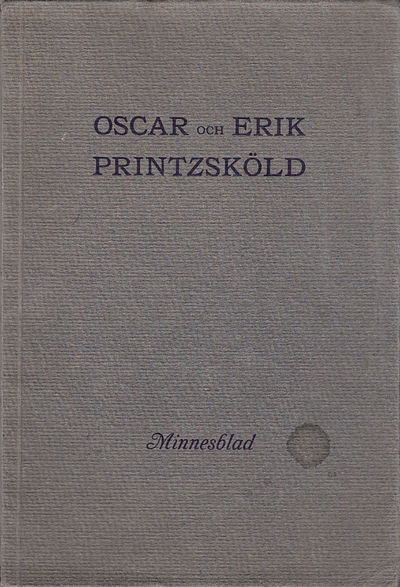 Oscar och Erik Printzsköld. Minnesblad.