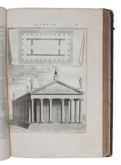 Les Dix Livres D'Architecture de Vitruve corrigez et Traduits nouvellement en Francois, avec des Notes & des Figures. Seconde Edition reveuë, corrigée, & augmentée. Par M. Perrault. (photo 4)
