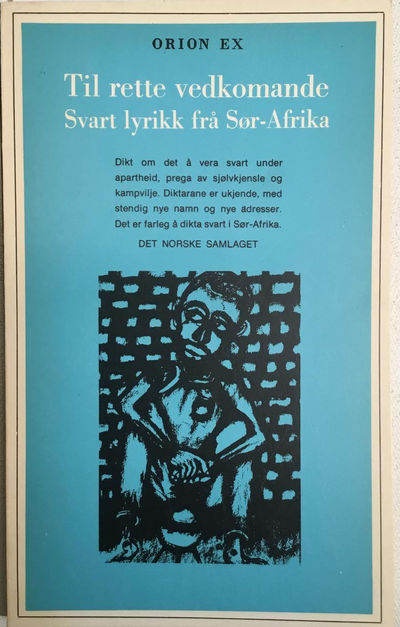 Svart lyrikk frå Sør-Afrika. Ein antologi ved…