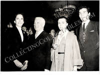 cover of Charlie Chaplin Press Photograph Taken at the Savoy Hotel September 23rd 1952