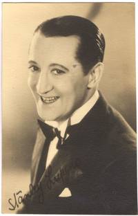 Postcard photo signed, (Stanley, 1893-1942, Comedian)