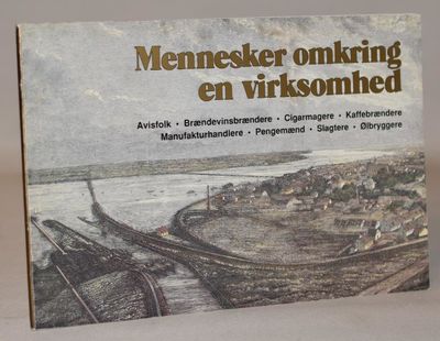 Mennesker omkring en virksomhed.