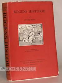 BOGENS HISTORIE by Dahl, Svend - 1960