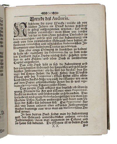 Neu-eröffnete Mathematische Werck-Schule, Oder Gründliche Anweisung, Wie die Mathematische Instrumenten (+) Weitere Eröffnung der neuen Mathematischen Werck-Schule. - ["THE MOST FAMOUS BOOK DEVOTED TO INSTRUMENTS"] (photo 5)