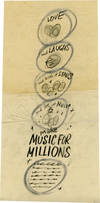 Make Music for Millions (Concept art sketch for advertisement promoting the film's original release)