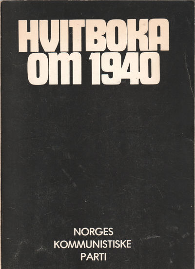 Hvitboka om 1940