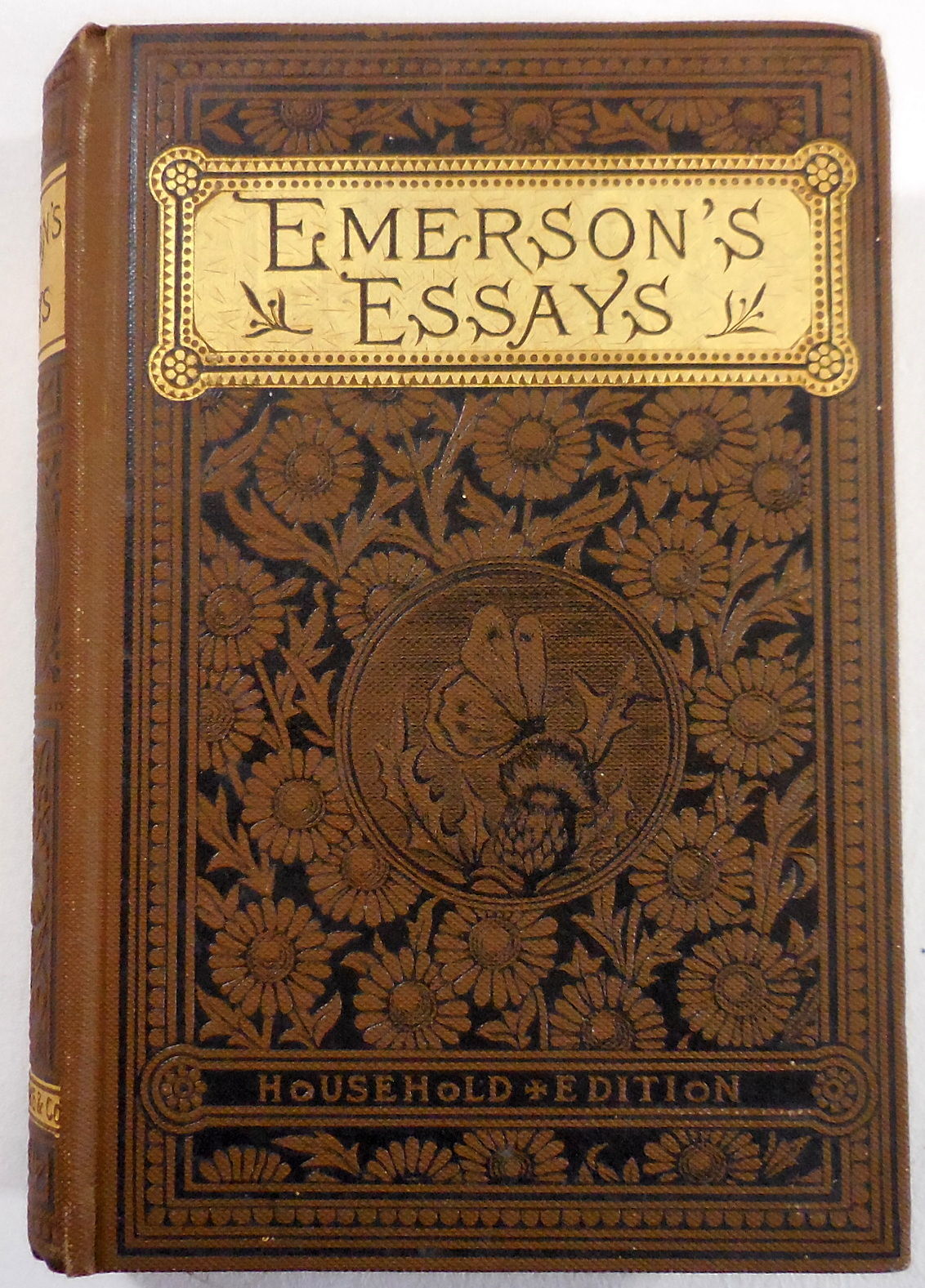 Essays By R W Emerson By Ralph Waldo 1803 18 Emerson Hardcover 10 From Resource Books Llc Sku 0411