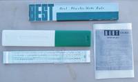 Slide Rule - Best No.102B Slide Rule with Photocopy of Original Instructions Sheet by Unknown