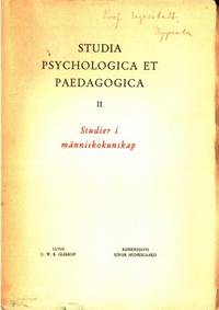 Studier i människokunskap.