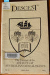 Descent: The Journal of the Society of Australian Genealogists (Vol 14, March 1984, Part 1)
