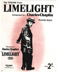 Charlie Chaplin Limelight Theme Original Film Sheet Music 1953 by Charlie Chaplin - 1953