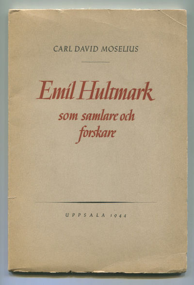 Emil Hultmark som samlare och forskare. Särtryck…
