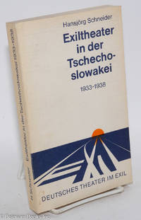 cover of Exiltheater in der Tschechoslowakei 1933-1938