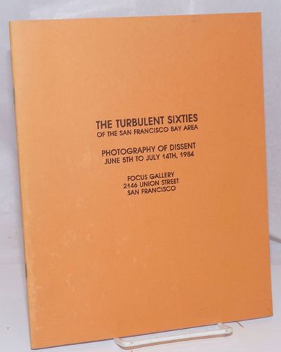 San Francisco: Focus Gallery, 1984. 23p., staplebound booklet, 8x10 inches, very good. B&W photos fr...