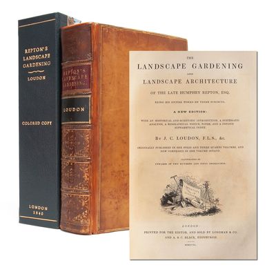 The Landscape Gardening and Landscape Architecture of the Late Humphrey Repton (with hand-colored illustrations)