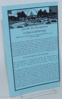 cover of Are we an occupation or just a gathering