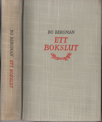 ETT BOKSLUT. Berättelse.