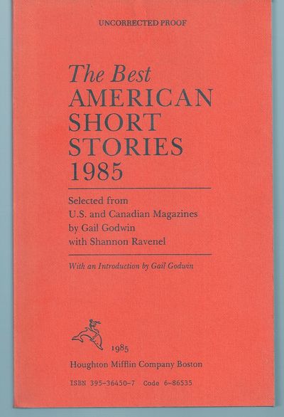 THE BEST AMERICAN SHORT STORIES 1985