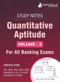 Quantitative Aptitude (Vol 2) Topicwise Notes for All Banking Related Exams A Complete...