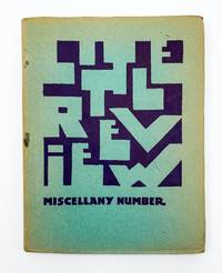 THE LITTLE REVIEW, Miscellany Number, Vol. IX, No. 2