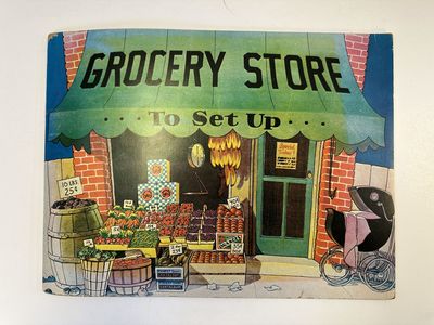 OLD FASHIONED CUT-OUT GROCERY STORE BOOK