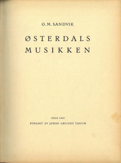 Østerdals musikken.