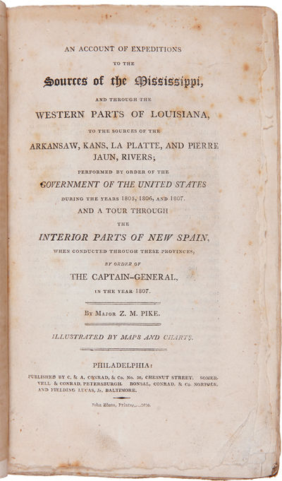 Philadelphia: Published by C. & A. Conrad, & Co. Somervell & Conrad Petersborough. Bonsal, Conrad, &...