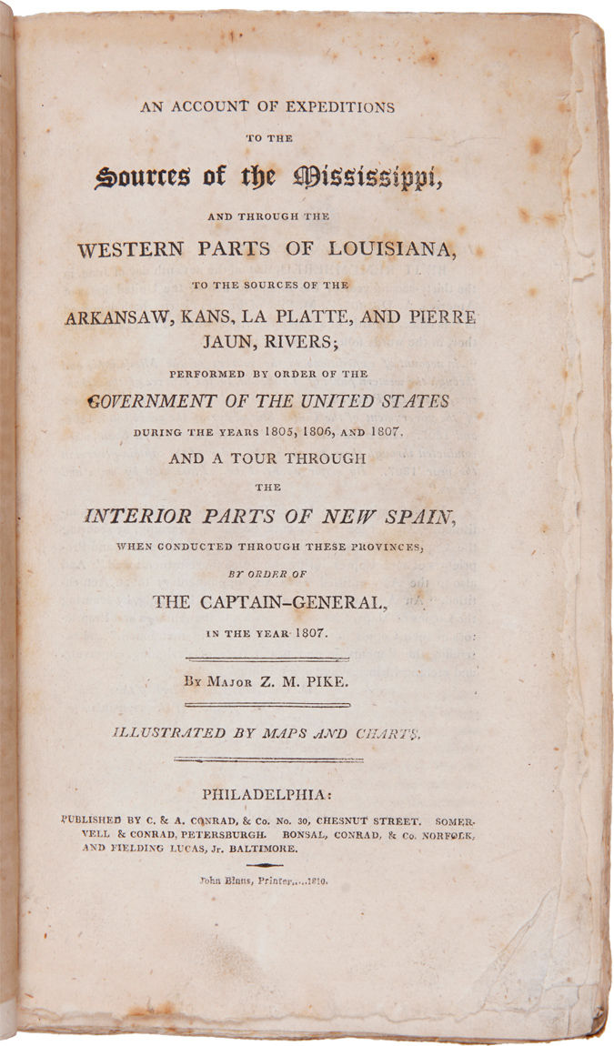 AN ACCOUNT OF EXPEDITIONS TO THE SOURCES OF THE MI