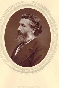 Portrait Photograph of Leighton, Head and Shoulders, in profile, oval, by Lock and Whitfield. de FREDERICK LORD LEIGHTON P.R.A. [1830-1896] Painter