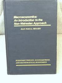 cover of Macroeconomics: An Introduction to the Non-Walrasian Approach