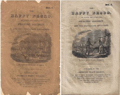 New York: American Tract Society, 1825. Very good. The Happy Negro, to Which is Added, the Praying S...