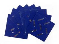 Antonio Ratti Gouache Silk Textile Design No. 16 - Set of 9