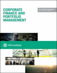 CFA Curriculum Level I 2013