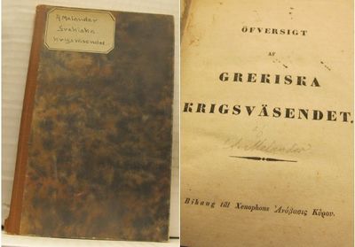 Öfversigt af grekiska krigsväsendet. Bihang till…